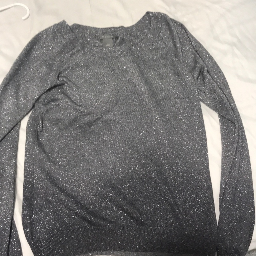 Ann Taylor petite sparkly ombré sweater
